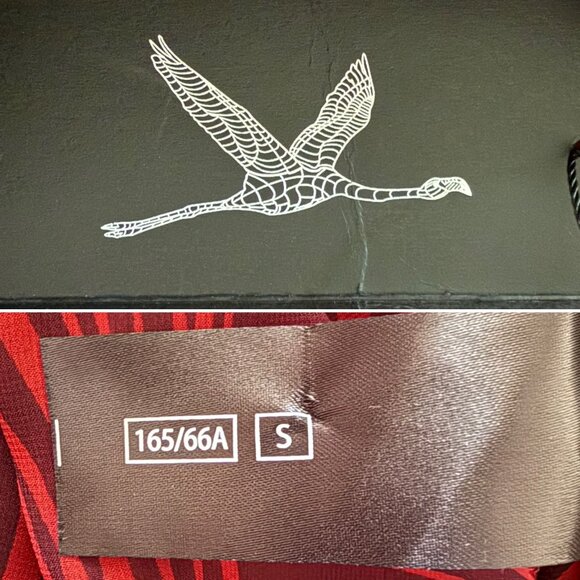 The Fifth Label Region Skirt Size 4 Red Zebra Print Hi Low Twist Front Midi NWT - Picture 9 of 13